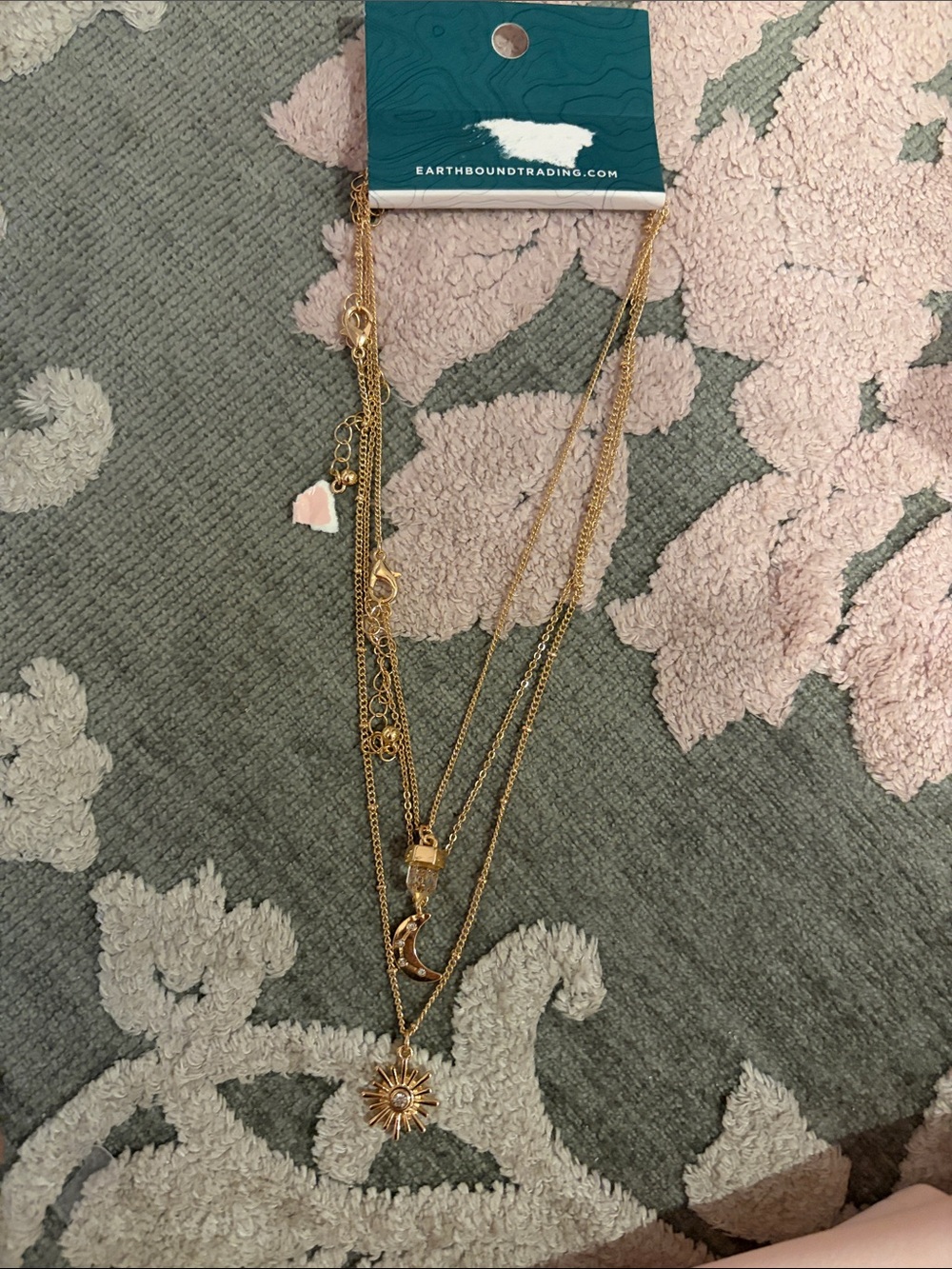EARTHBOUND Gold Necklace pack of 3